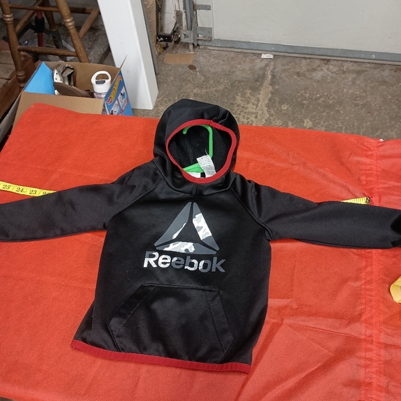 Reebok Black and Red Hoodie - Picture 9 of 11